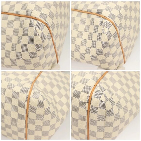 LOUIS VUITTON Damier Azur Totally MM Tote Bag N51262 LV Auth BA2803 - Picture 14 of 16